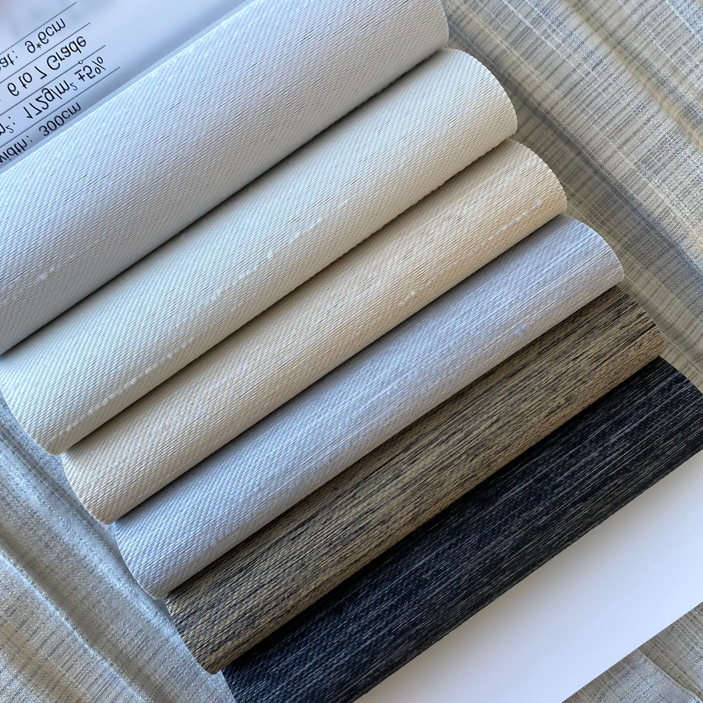 Wool-Textured Room Darkening Zebra Blinds