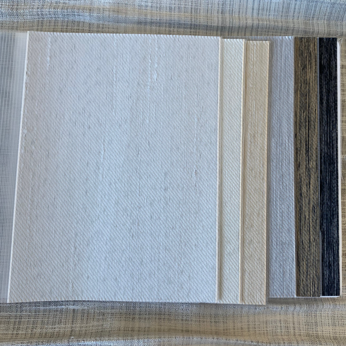 Wool-Textured Room Darkening Zebra Blinds