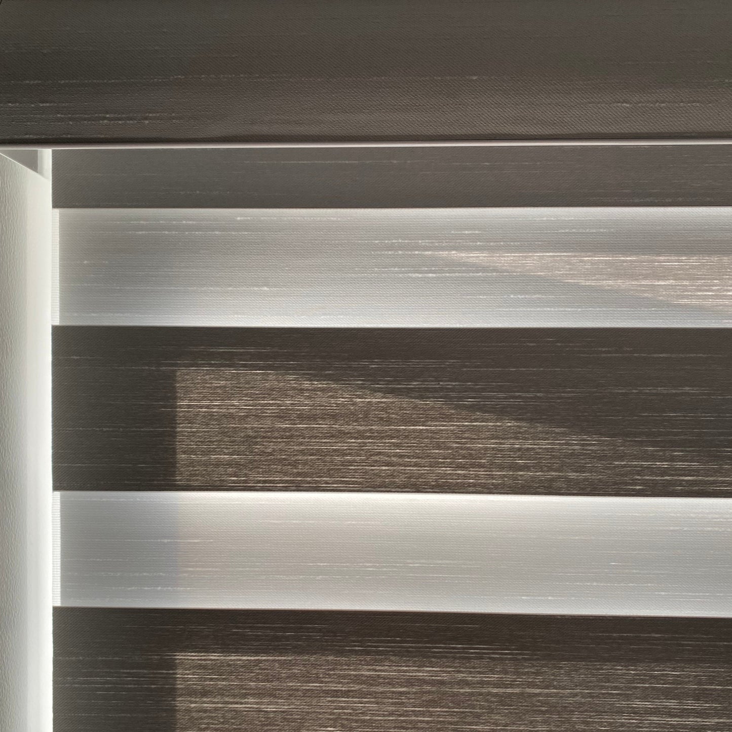 Wool-Textured Room Darkening Zebra Blinds