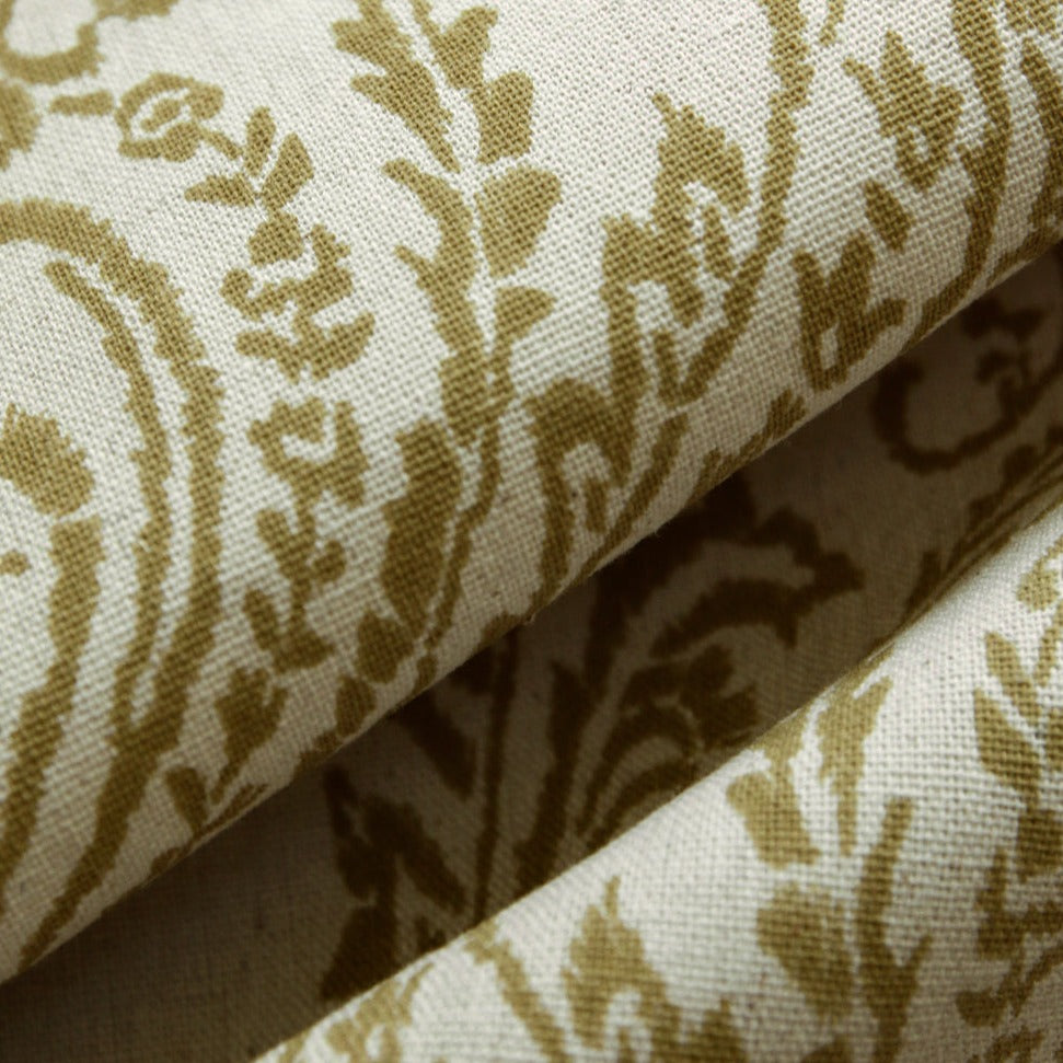 Damask Cotton-Linen Floral Print Drapes/Curtains