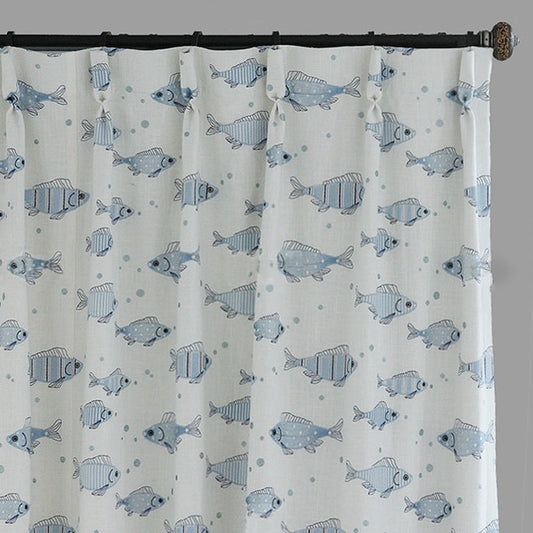 Nemo Kid's Embroidered Room Darkening Drapes/Curtains