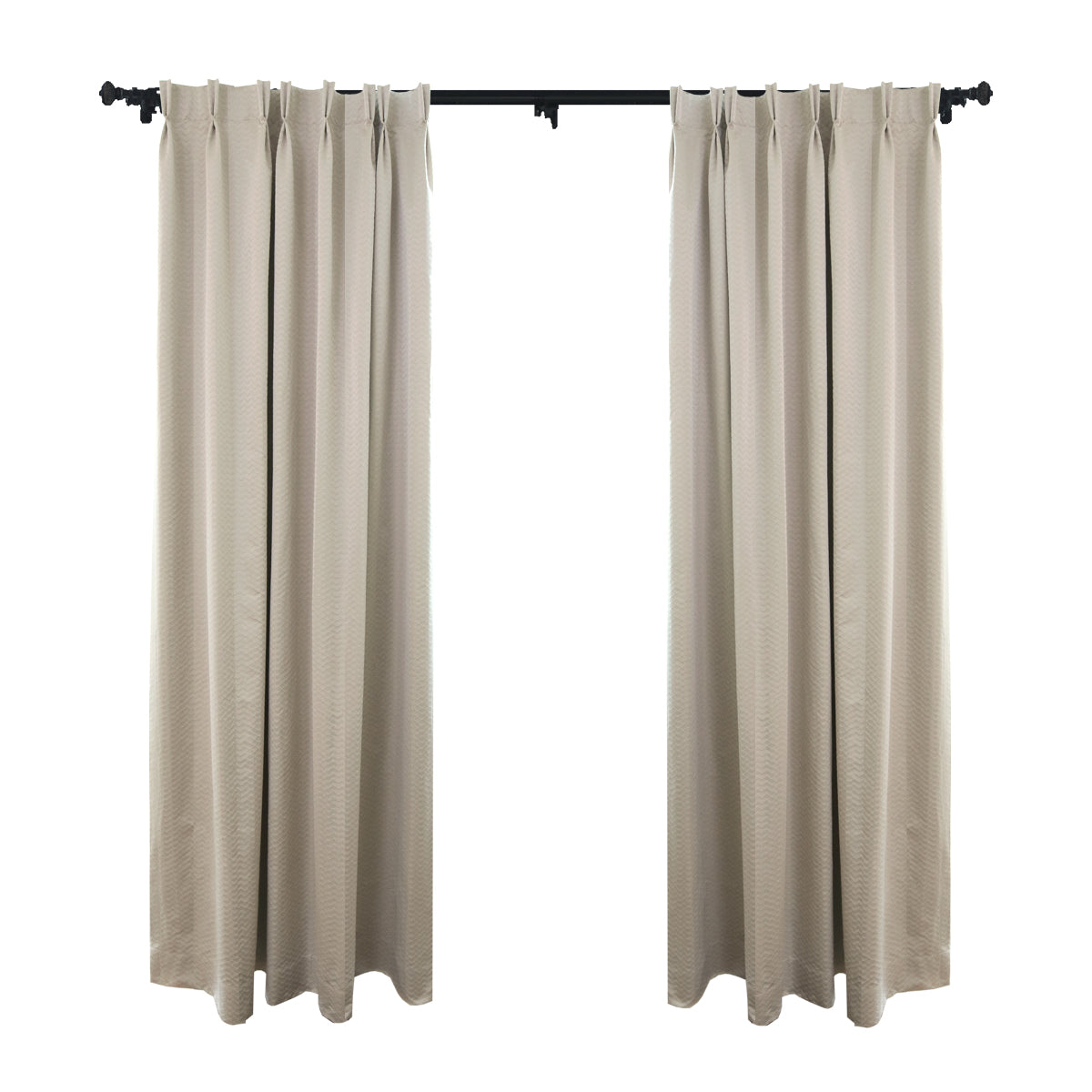 Seawave Textured Light Filtering Curtains/Drapes