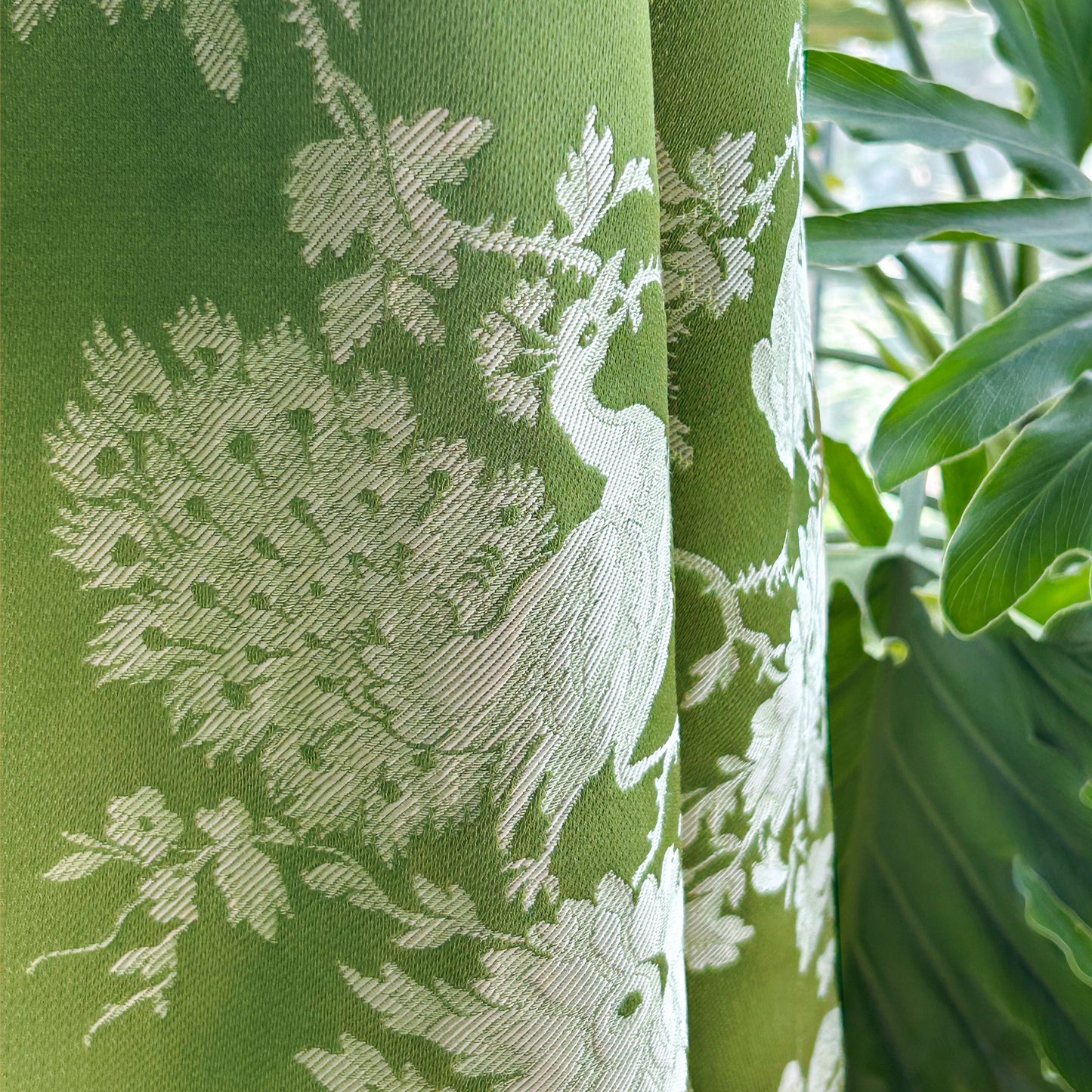 Eden Botanical Green Room-Darkening Drapes/Curtains