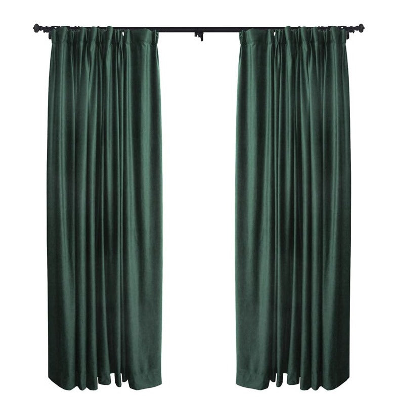 Margaret Fire Retardant Velvet Room Darkening Drapes/Curtains