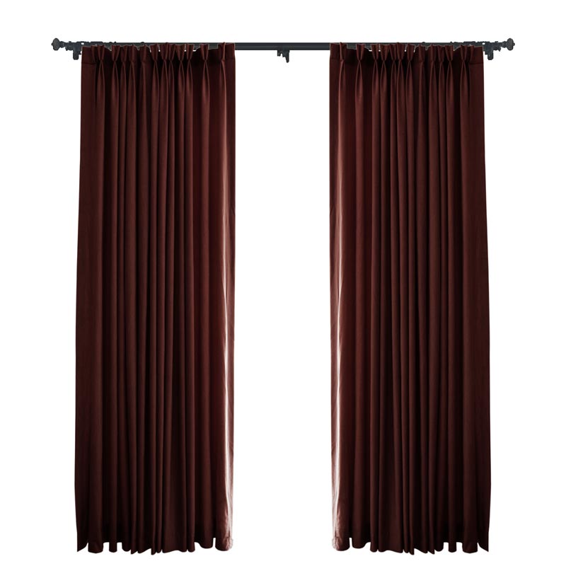 Margaret Fire Retardant Velvet Room Darkening Drapes/Curtains