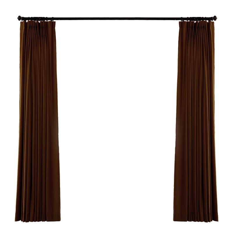 Margaret Fire Retardant Velvet Room Darkening Drapes/Curtains