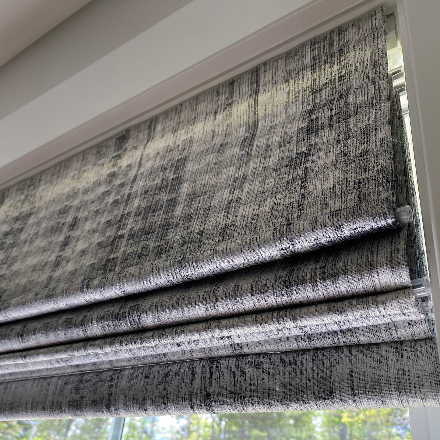 Premium Textured Room Darkening Roman Shades