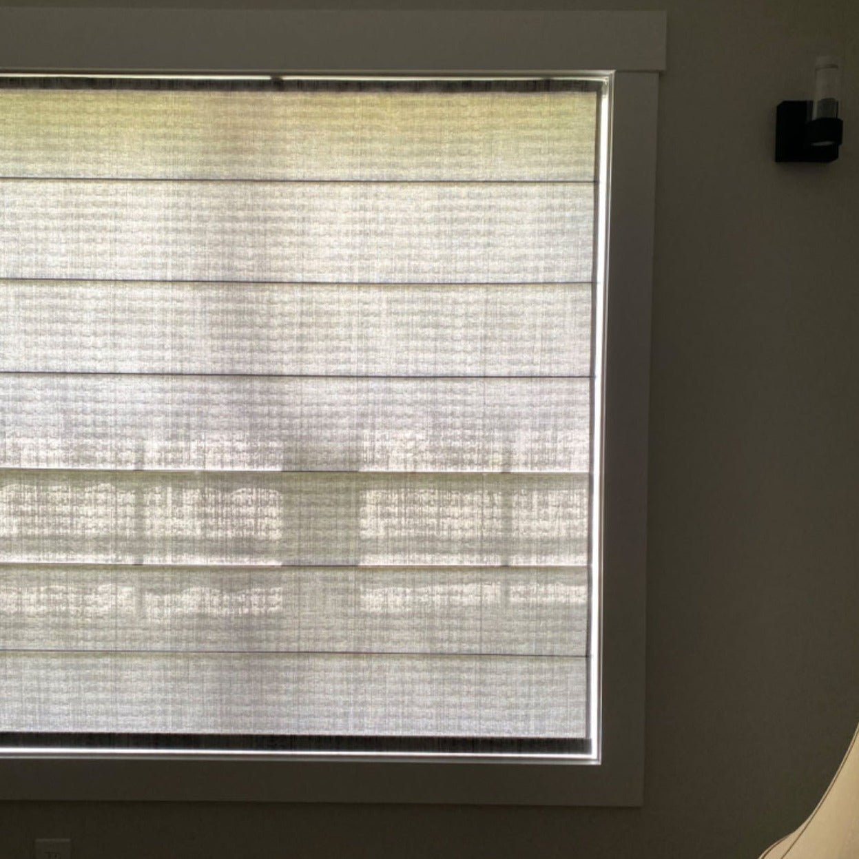 Premium Textured Room Darkening Roman Shades