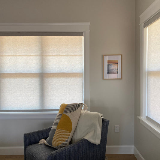 Designer Textured Light-Filtering Roller Shades