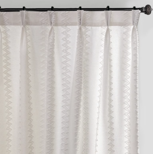 Eugénie Jacquard Light Filtering Curtains/Drapes