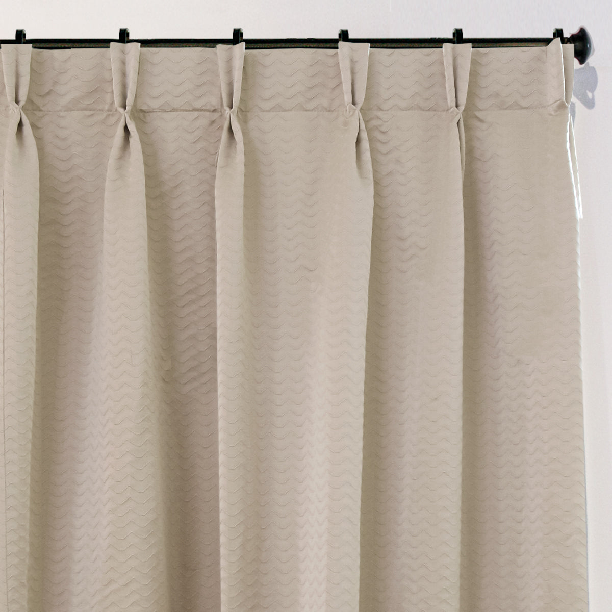 Seawave Textured Light Filtering Curtains/Drapes