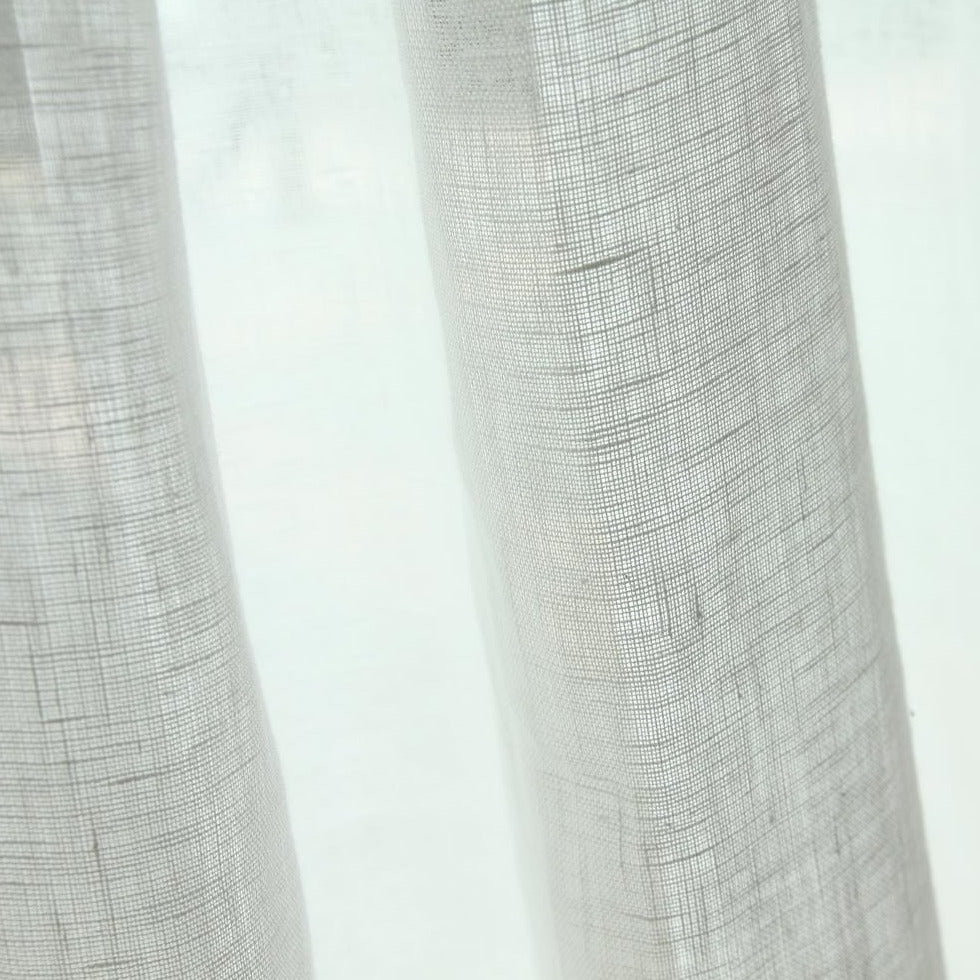 Èze 100% Organic Linen Sheer Curtains/Drapes