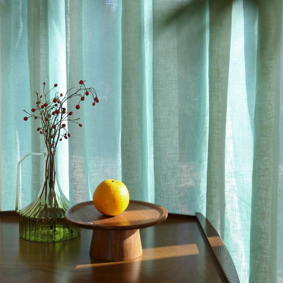 Èze 100% Organic Linen Sheer Curtains/Drapes