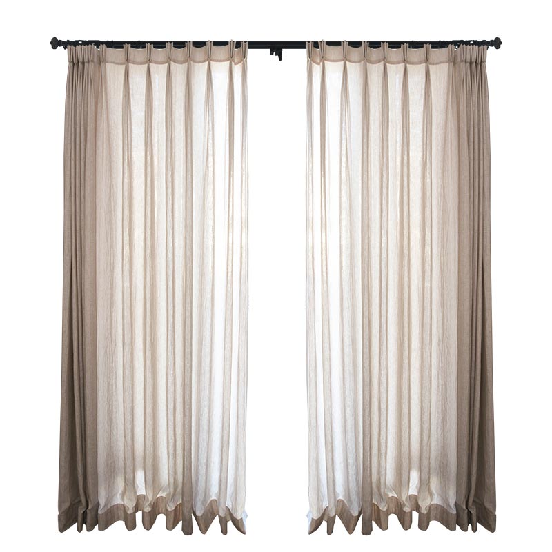 Walden Double Gauze Yarn-Dyed Sheer Curtains/Drapes