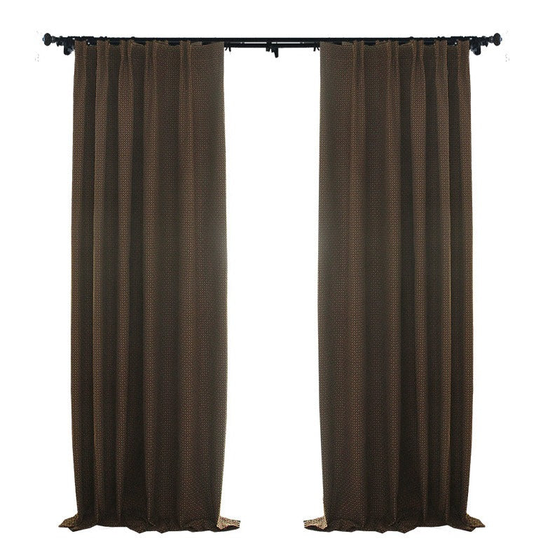 Jane Geometric Floral Jacquard Room Darkening Curtains/Drapes