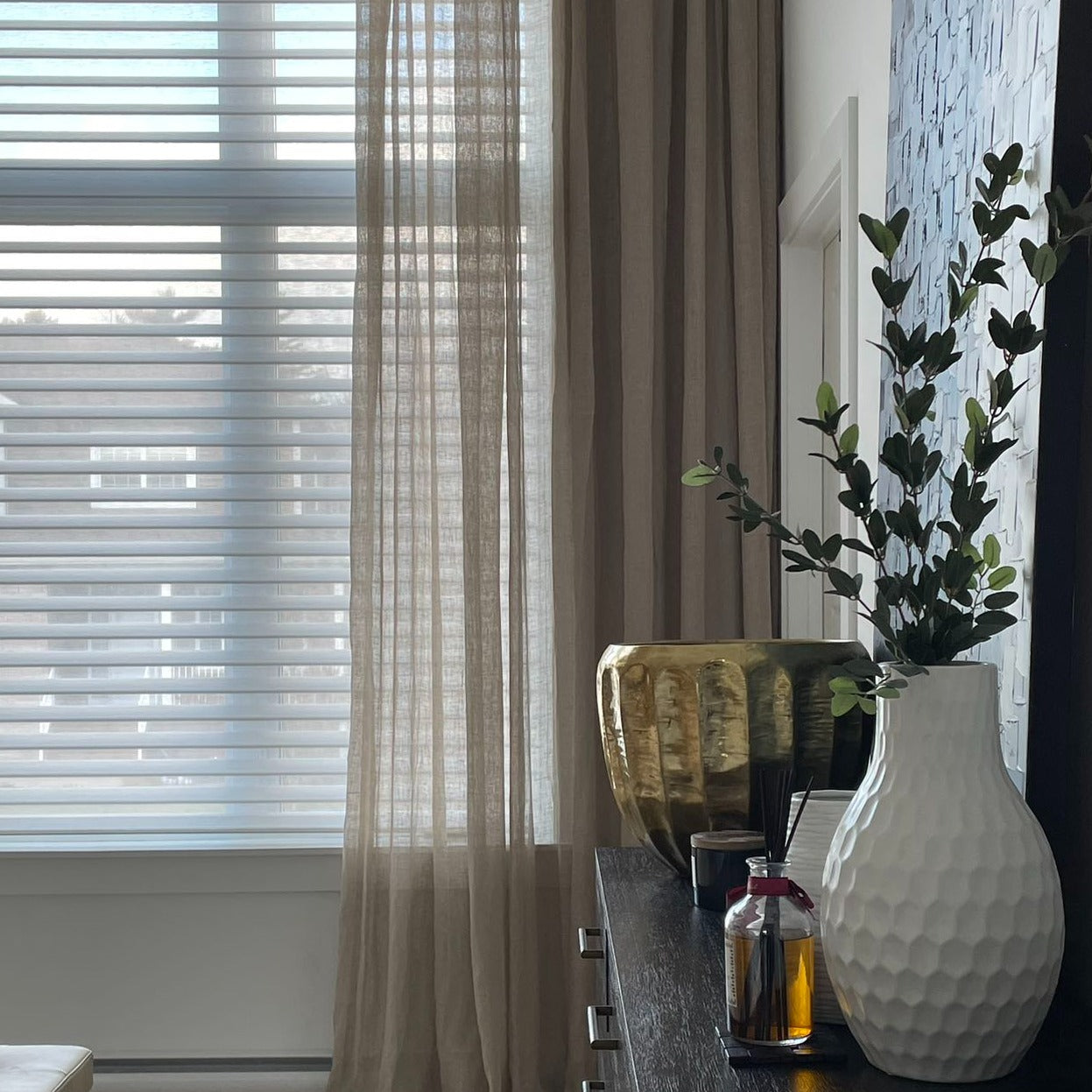 Premium Shangri-la Light-Filtering Sheer Shades