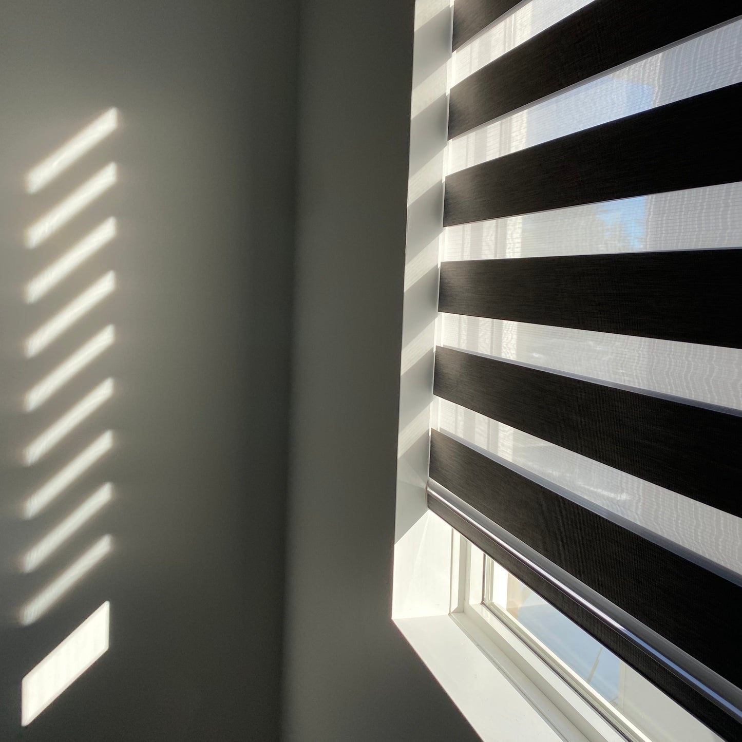 Premium Textured Room Darkening Zebra Blinds